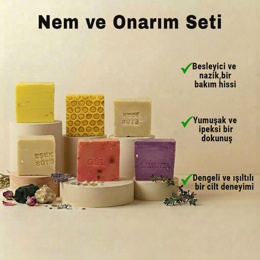 Argentum Natural 6'lı Yoğun Nem Onarım ve Leke Karşıtı Cilt Bakım Seti