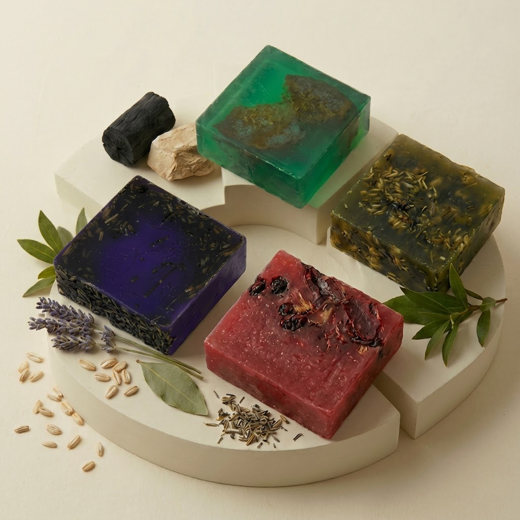 Argentum Natural 4'lü Aromaterapi Rahatlatıcı Stres Giderici Sabun Seti