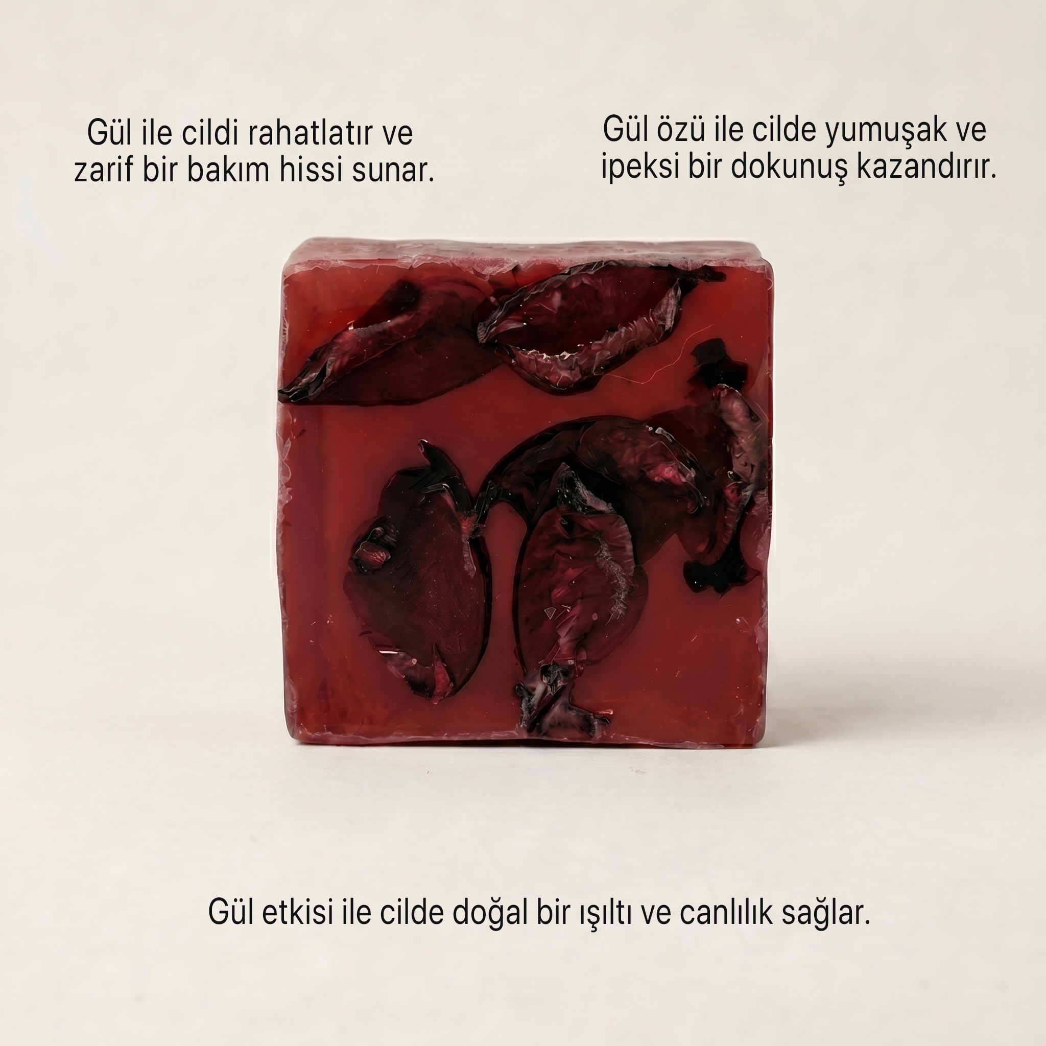 Argentum Natural Gül Bitkili Sabun - Görsel 3