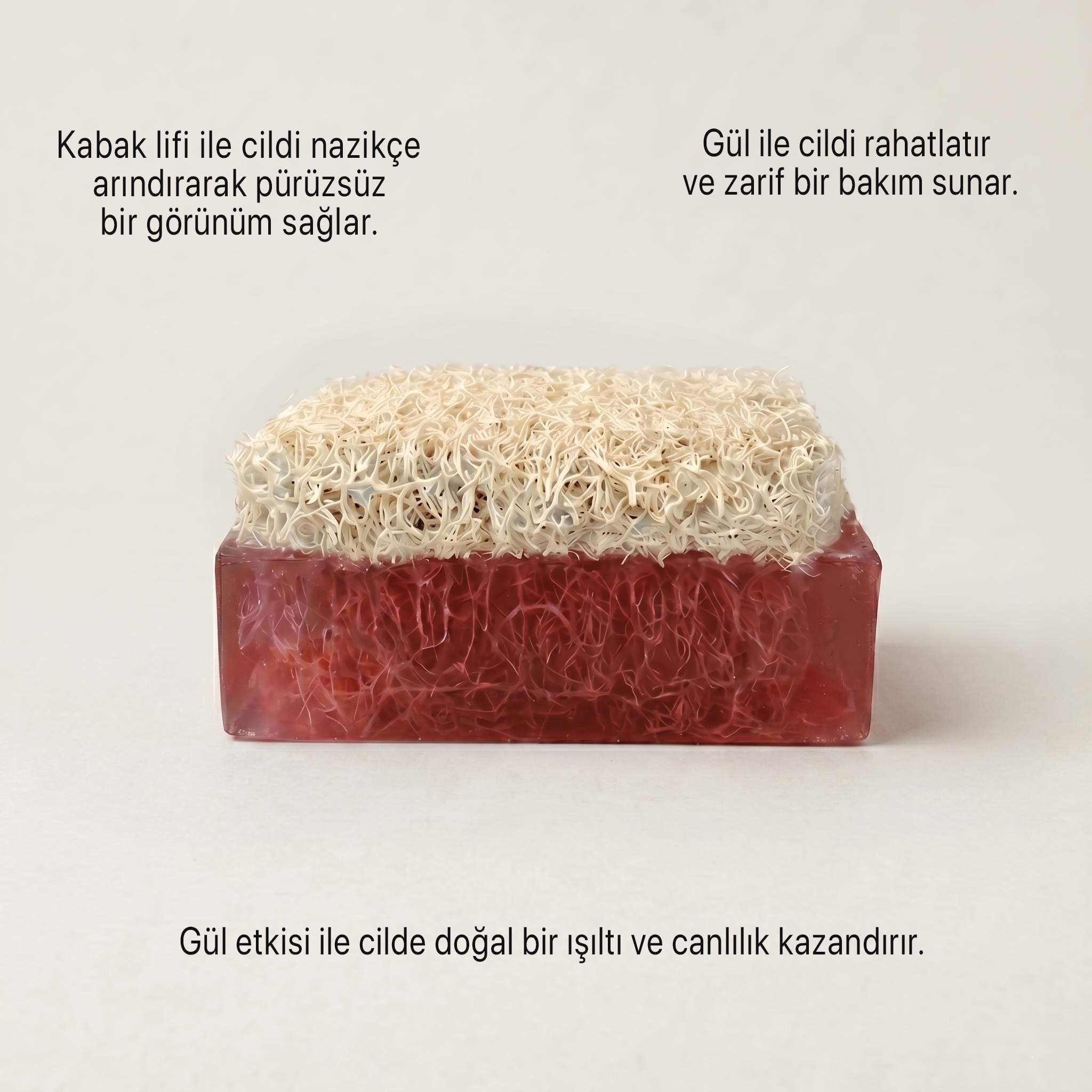 Argentum Natural Gül Kabak Lifli Sabun - Görsel 3
