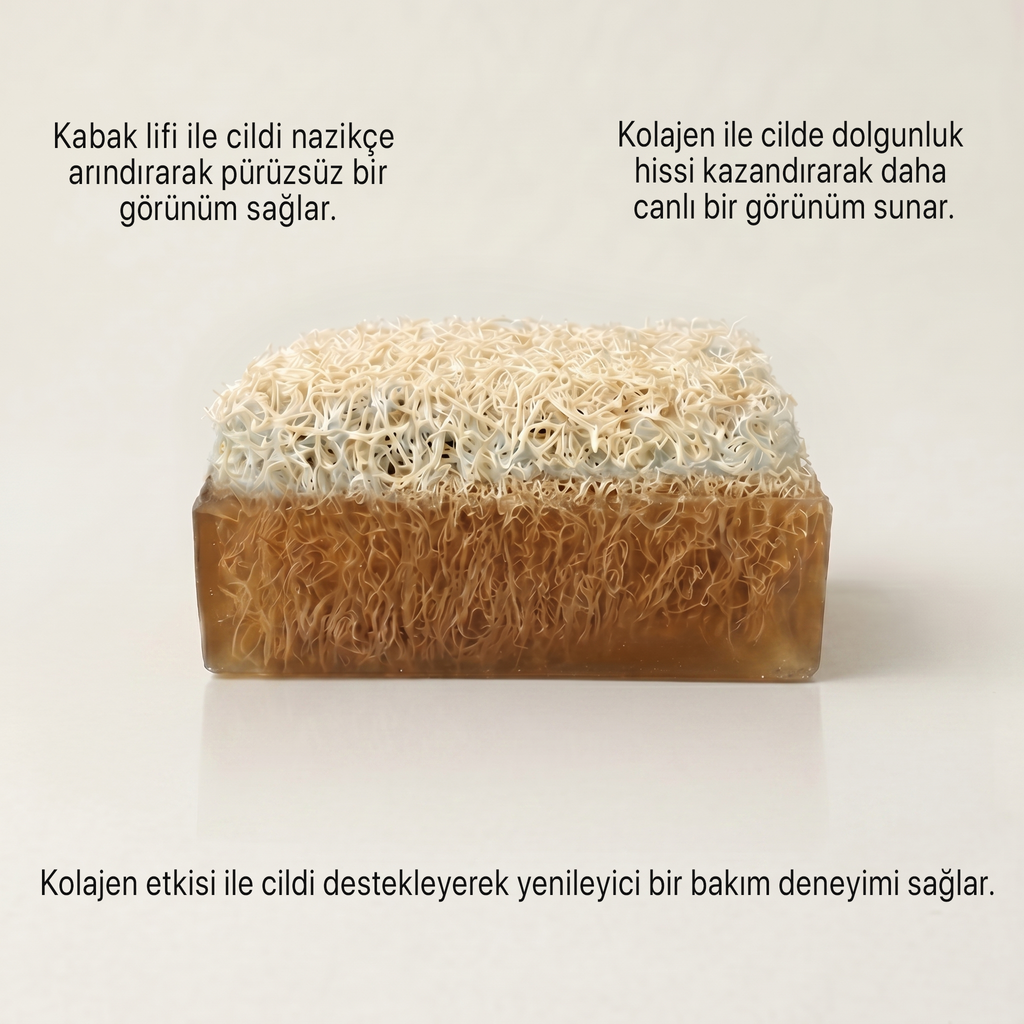 Argentum Natural Kolajen Kabak Lifli Sabun - Görsel 3